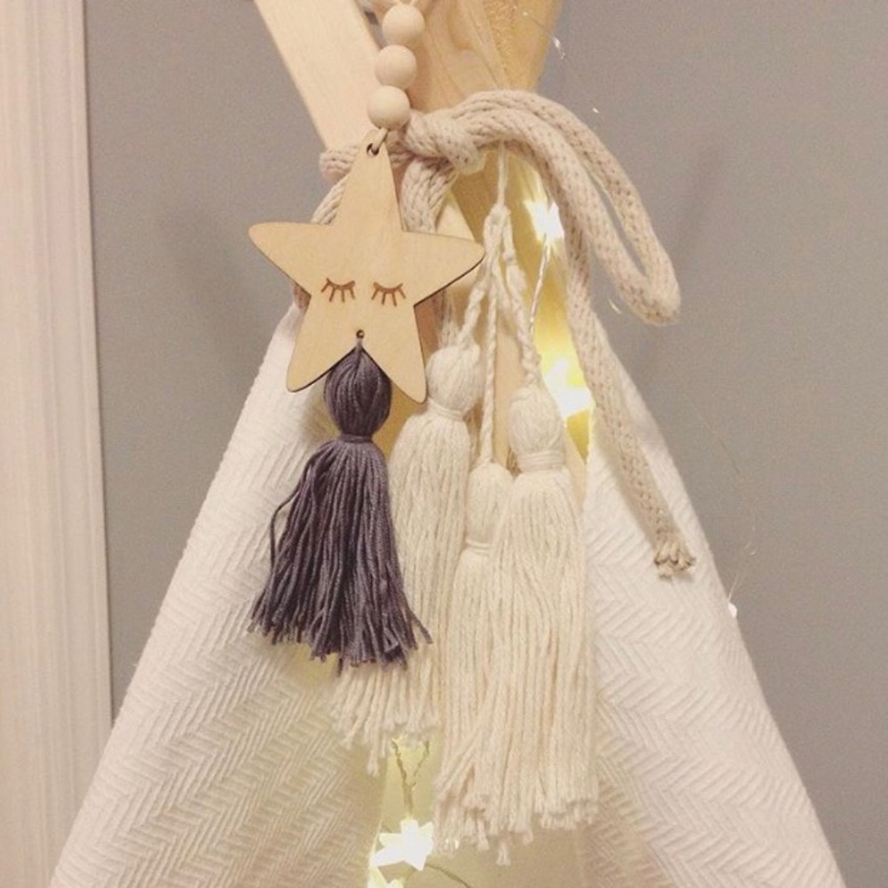 Star tassel nursery decor